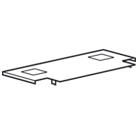 Перегородка металлическая - для горизонтального разделения XL³ 400 | код 020190 |  Legrand